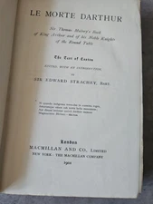 Le Morte D'Arthur - 1901 Antique Macmillan Hardback Book Globe Edition 
