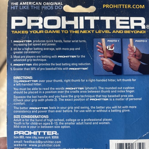 Prohitter Batters Training Aid (Youth Size, Blue)