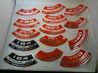NOS Lot OEM GM engine valve cover air cleaner factory original decals emblems