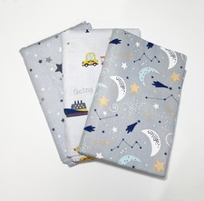 Bedlifes Bed Flat Sheet Set for Kids Children Boys Girls 100 Cotton Cars Twin
