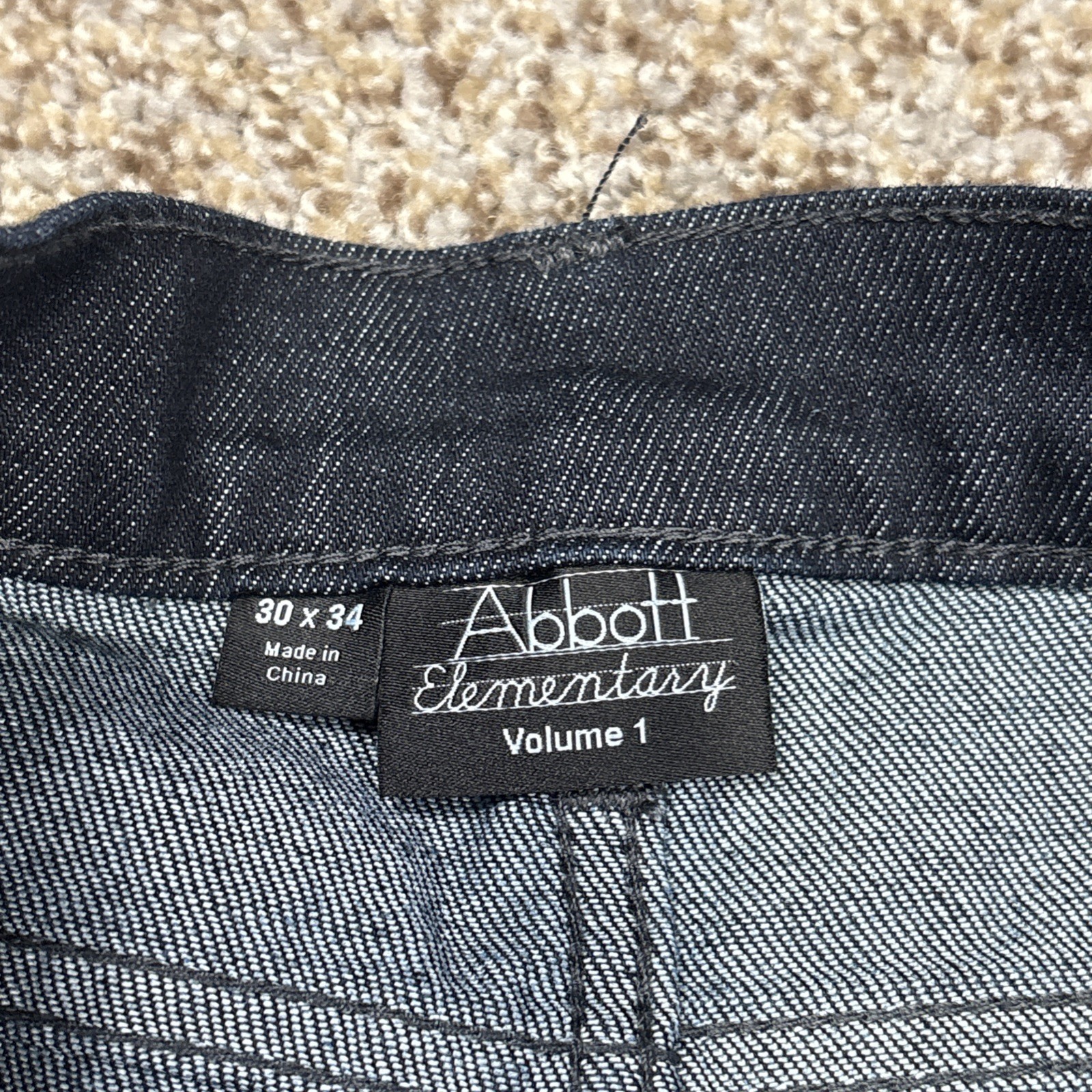 Abbott Elementary Volume 1 Men's Mid Rise Straight Leg Blue Jeans 30x34 Msrp $54 - View 5
