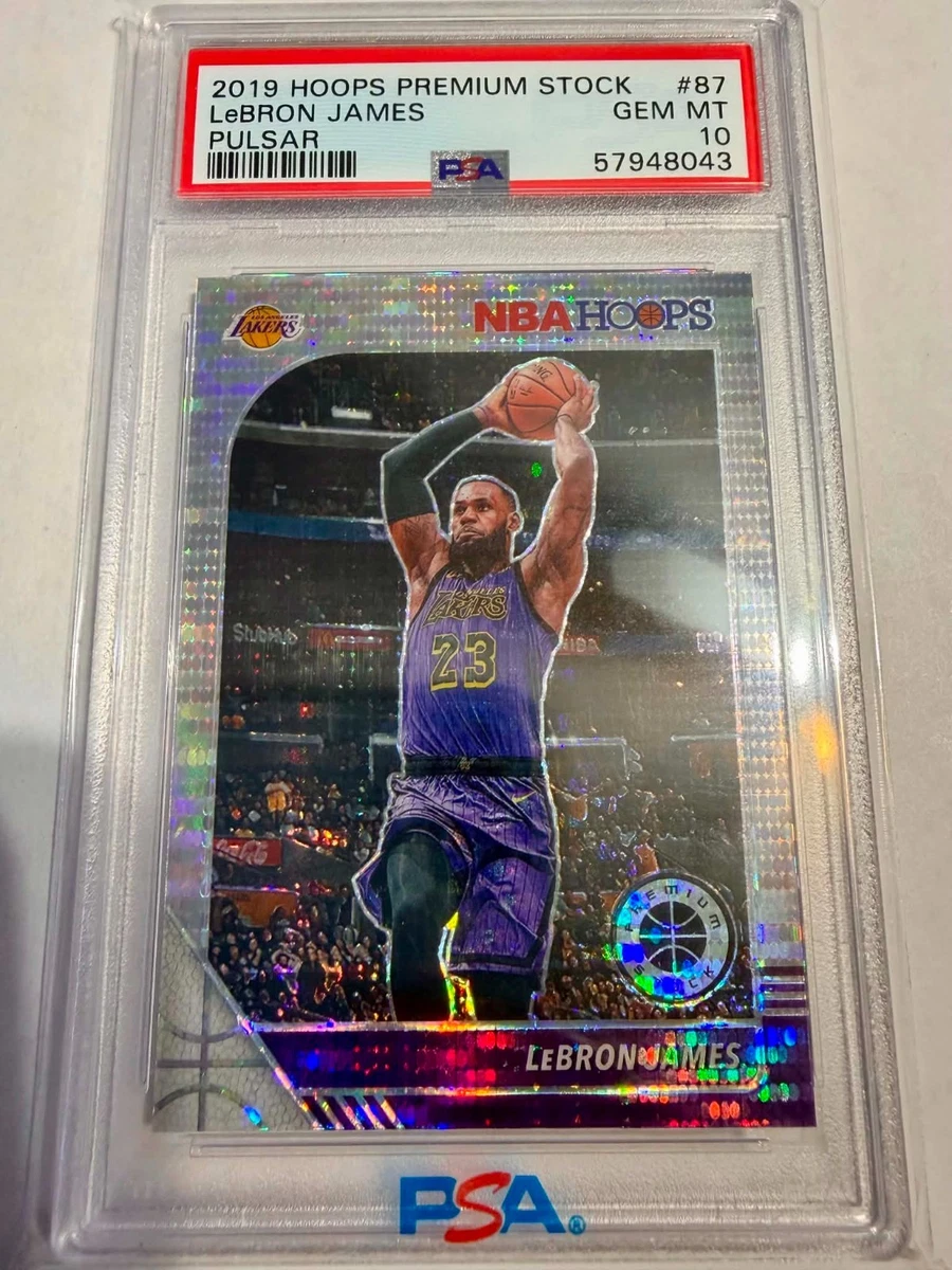 Panini LeBron James 10 Graded Basketball Sports Trading Cards
