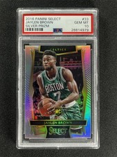 2016-17 Panini Select Jaylen Brown #33 Silver Prizm RC Rookie Celtics PSA 10 MT