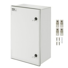 NEMA Steel Enclosure, 24 x 16 x 9'' NEMA 4X Fiberglass Electrical Box, IP66 Wa