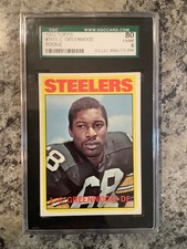 1972 Topps #101 L.C. Greenwood Rookie SGC 6 Pittsburgh Steelers RC HOF