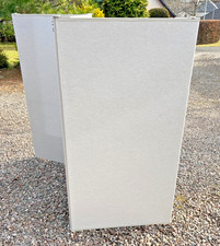 Ikea 3-Panel Room Divider VARHAUG Room Divider / Sound Blocker 242cm x 157cm VGC