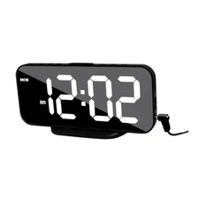 Digital Alarm Clock Bedside Clock Decoration for Dormitory Lightweight
