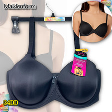 NWT Maidenform 34DD One-Fab-Fit 2.0 T-Shirt Shaping Underwire Bra DM7543 Black