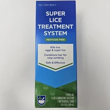 Rite Aid Super Lice Treatment System 2 Piece Kit - Pesticide Free Expires 12/26