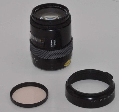 Minolta Maxxum AF / Sony A Mount 35-105mm f/3.5-4.5 Mocro Zoom Lens Filter /Hood