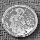 PANCHO VILLA  RIDING A HORSE ONE OUNCE .999 SILVER PROOF PLATA PURA