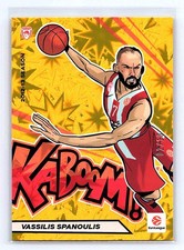 Vassilis Spanoulis 2025-26 Contenders EuroLeague #4 Kaboom! GOLD #02/10 Case Hit