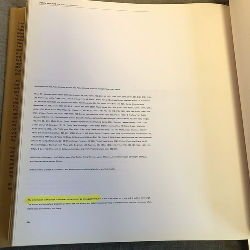 Patek Philippe The Authorized Biography Nicholas Foulkes Watch Hardcover English - Imagen 23 de 23