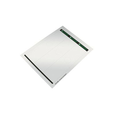 Leitz 60980085 Spine Labels Self-Adhesive/PC/Paper/Long/Wide Pack of 75 Grey