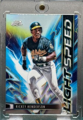 rare rickey henderson cards 2025 Topps Allen & Ginter Rickey Henderson Game-Used No Number Rare/25 Relic SSP