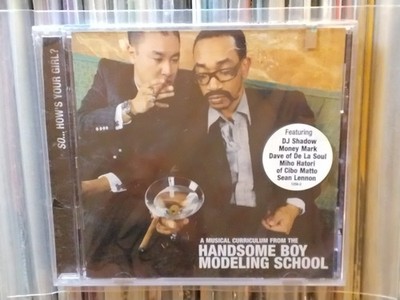 Handsome Boy Modeling School So how's your girl CD USA HYPE STICKER SEALED RAP