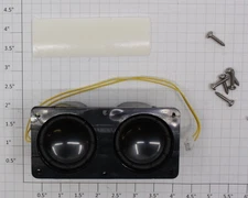 Electric Railroad ERRDUALFATBOY ERR Dual Fat Boy Speaker w/ Baffle & Wire Leads