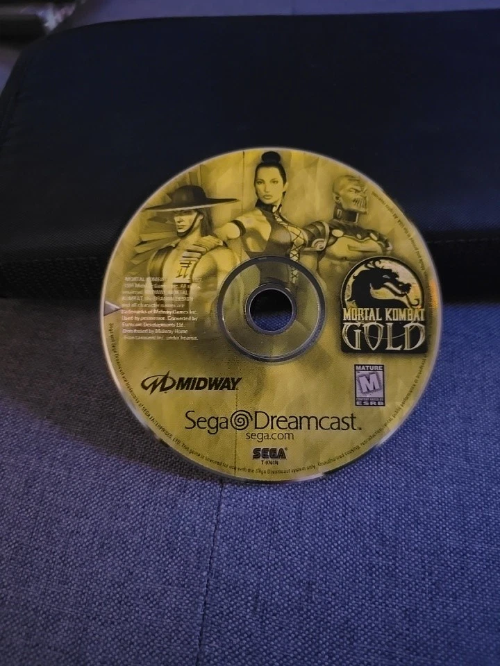 Mortal Combat 金色世嘉 Dreamcast 仅光盘 — 第 3/4 张图片