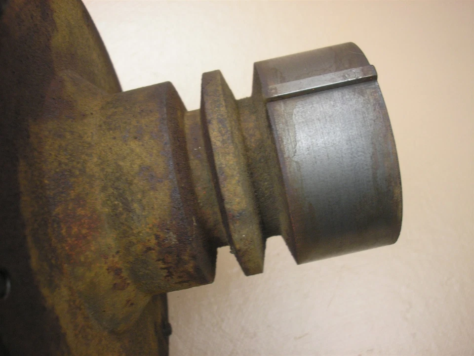 Polea de volante embrague de 2 ranuras estilo temprano tractor económico 12 hp 14 hp Foto 3 de 4