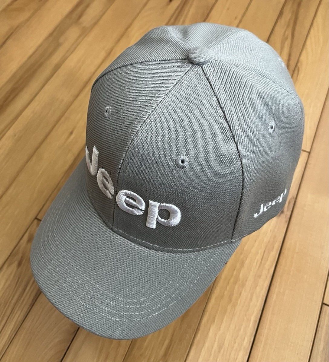 Jeep Baseball Cap Hat Adjustable Gray Embroidered Logo | eBay