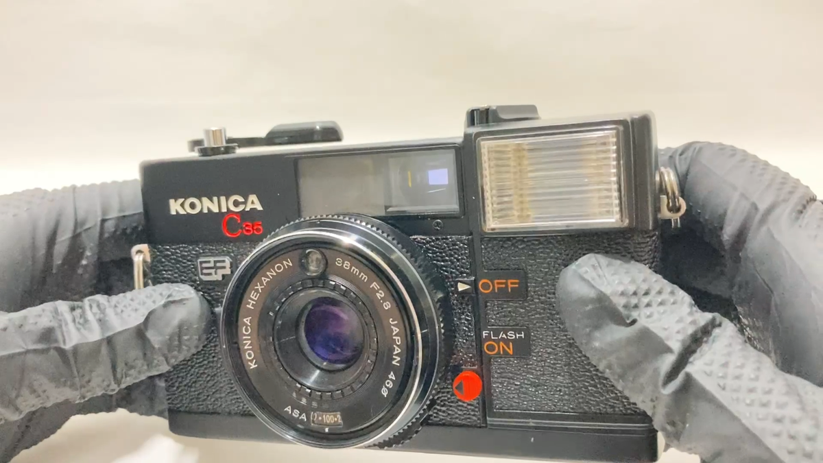 Konica C35 EF Late Model 38mm f/2.8 Compact Film Camera