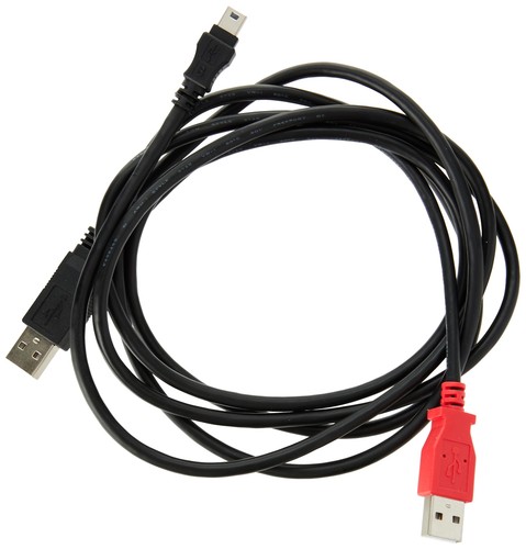 StarTech.com 6 ft USB Y Cable for External Hard Drive, USB A to Mini B, USB Cabl