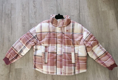 Levi's Wool Puffy Jacket Women Pink Large