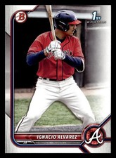Ignacio Alvarez 2022 1st Bowman Draft #BD-125 Atlanta Braves Rookie RC