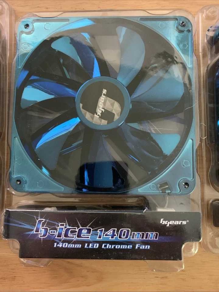 Bgears b-ice 140mm 140mm Blue LED Case Fan - Image 2 of 3