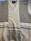 Bonanza Sweater  Mens 40, Lambs Wool V Neck  Grandpacore Style, See Pics. — photo 1