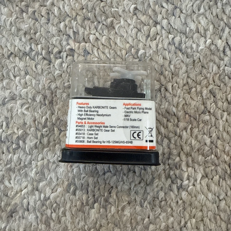Hitec HS-65HB Mighty Karbonite Feather Micro Servo U HS65HB/HS65/65HB/65 - Image 3 of 4