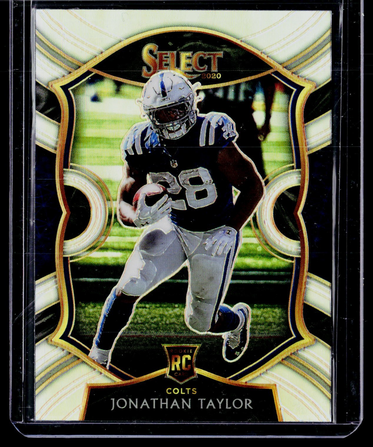 2020 Panini Select #53 Jonathan Taylor Silver Prizm