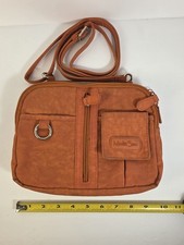 MultiSac PEACH Zippy Triple Compartment Crossbody Bag
