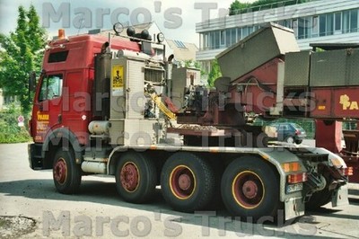 LKW Foto Mercedes-Benz Schwerlast Zugmaschine Deutschland rot #n3be