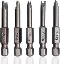Spanner Screwdriver Bits 5in1 Set U4 U5 U6 U7 U8, SKZIRI 5PCS One Size 