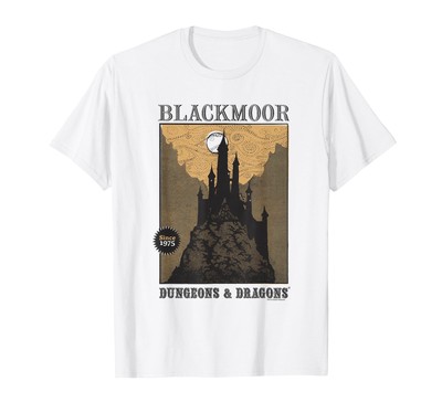 Blackmoor Castle 50th Anniversary Card Graphic T-shirt Collectible