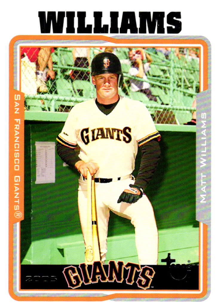 2005 Topps Retired Signature Edition #69 Matt Williams