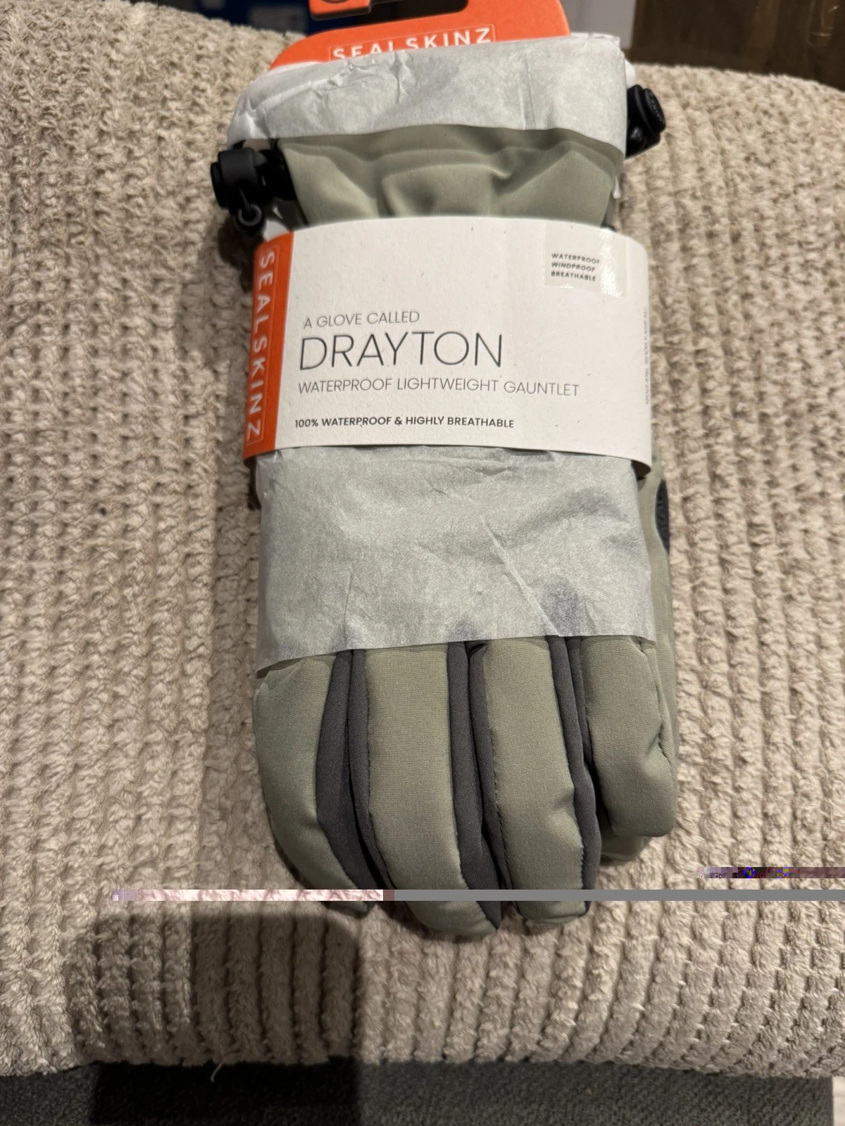 Sealskinz Womens Drayton Waterproof Gloves Lightweight Gauntlet Winter Snow Ski