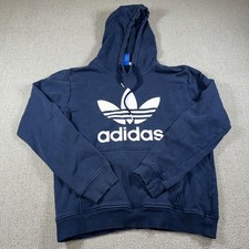 Adidas Originals Men s M Trefoil Hoodie Navy Blue Hooded Sweatshirt 2011
