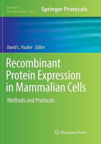 David L. Hacker | Recombinant Protein Expression In Mammalian Cells | Buch | Xi-image