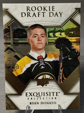 🏒🥅RYAN DONATO 2018-19 Exquisite Rookies Draft Day Gold SP RC /56 #BRUINS!🥅🏒