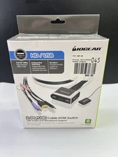 IOGEAR - GCS62HU - 2-Port HDMI KVM Switch Audio & Mic Support HD 1080p w/Cables