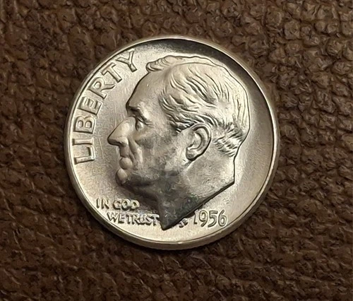 1956 ROOSEVELT DIME Coin VERY GOOD condition (see photos)