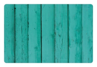 18x12 inch Mint Pet Mat for Food Water Old Wood Rustic Oak Plank Design