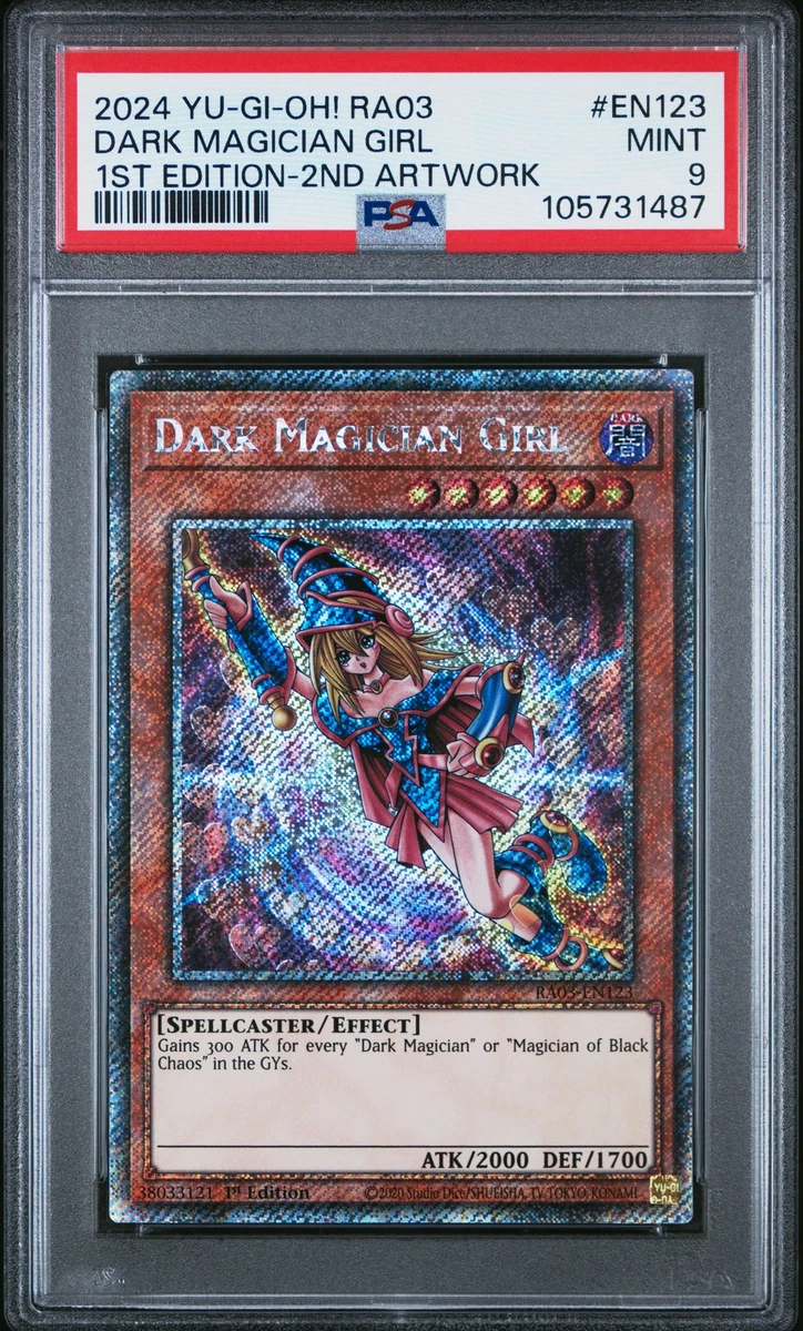 遊戯王ラッシュデュエル PSA10 DMG 5th Art QCSE RA03-EN123 1st Dark Magician Girl RA03-EN123 Quarter Century Bonanza for sale | eBay