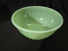 Vintage Fire King Green Jadeite Swirl Mixing Bowl 7"