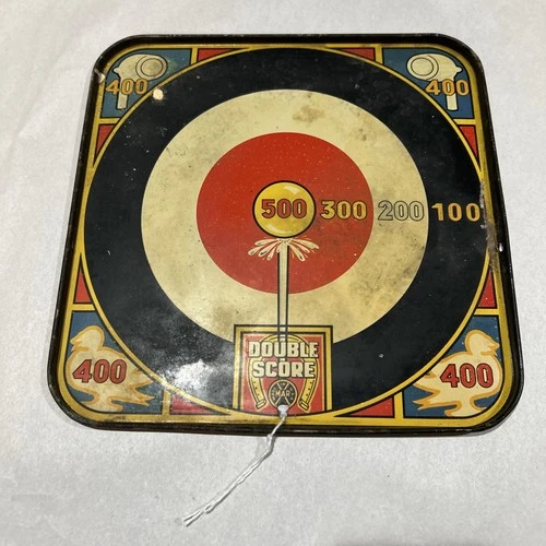 Marx Vintage Tin Lone Ranger Double Score Target Board Game for Ages 8-11