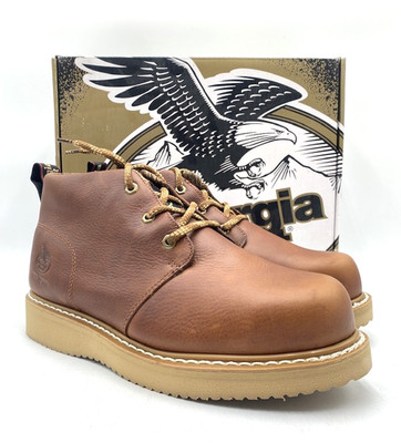 Georgia Boot GB0235IA Men's NEW Steel Toe Work Boots Brown Multiple Sizes