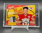 PATRICK MAHOMES II 2017 Panini National PLAYER-WORN ROOKIE GLOVES SWATCH Chiefs