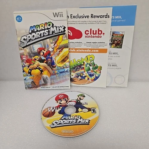 Nintendo Wii Mario Sports Mix Multiplayer Manual Included Complet.